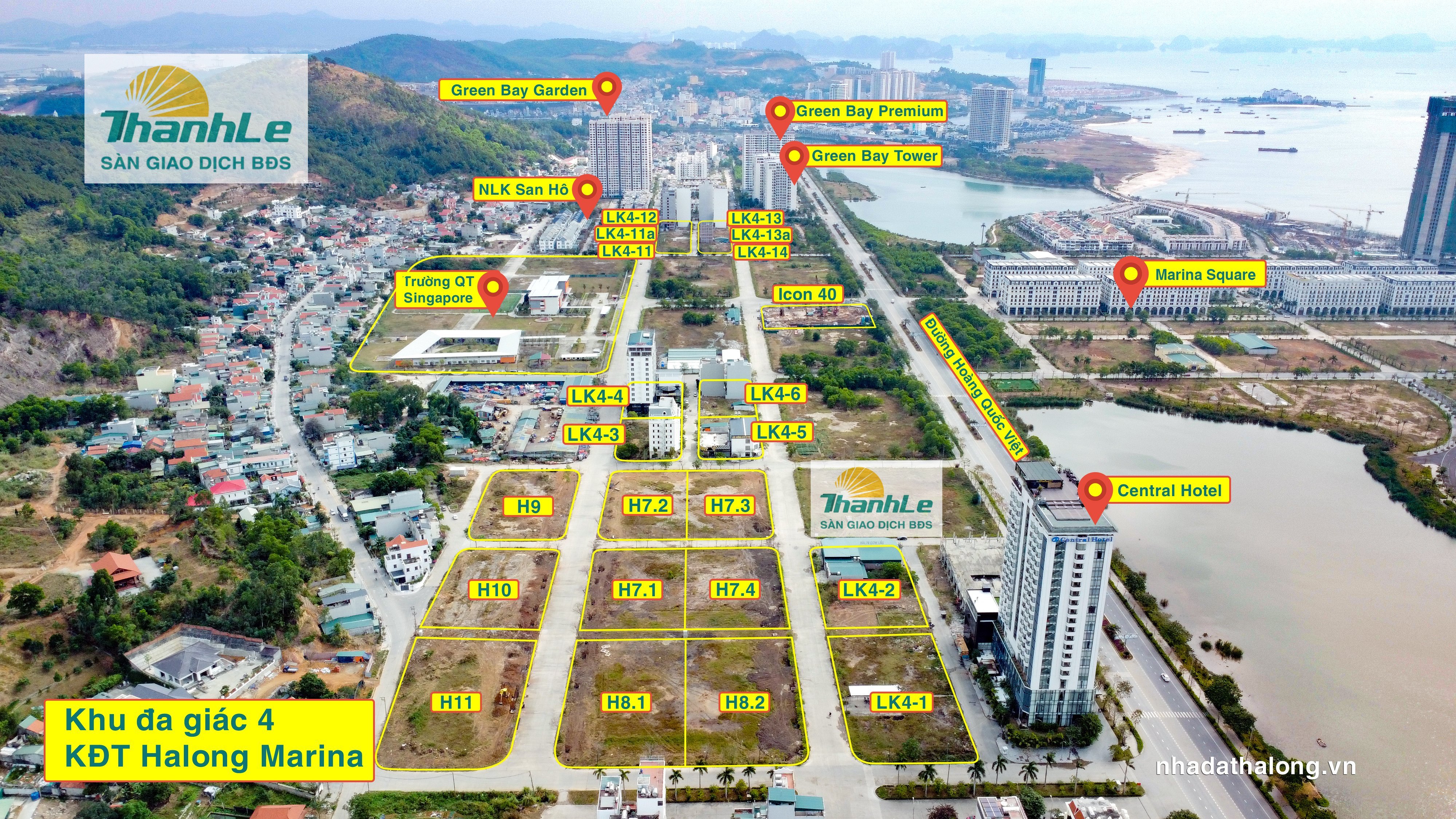 Cần bán Đất nền dự án đường Hoàng Quốc Việt, Phường Hùng Thắng, Diện tích 87.42m², Giá 69 Triệu/m² 4