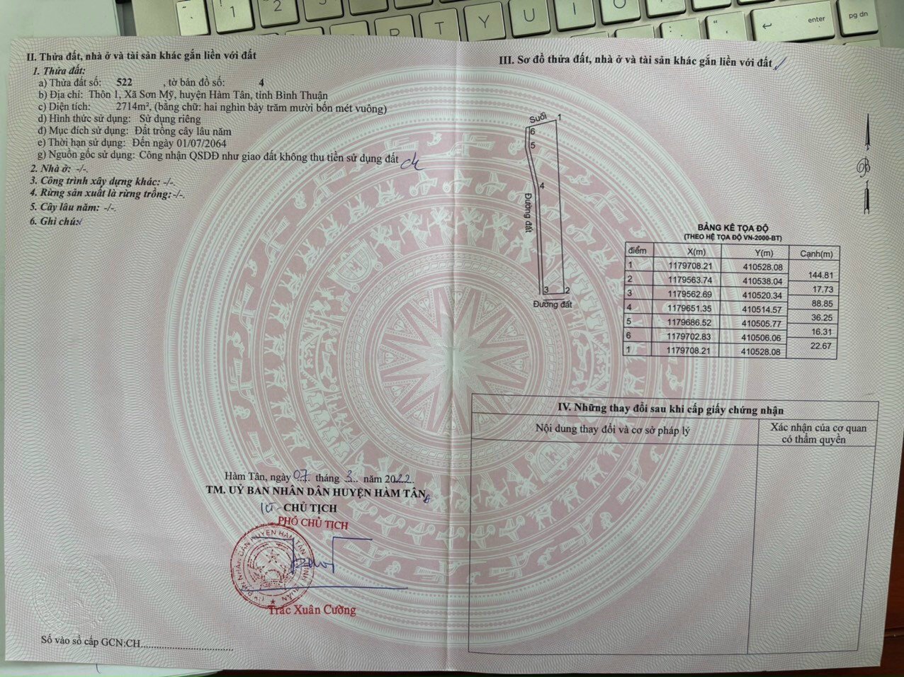 Sở hữu ngay lô đất 1,7ha có sẵn 100 thổ cư, liền kề KCN (Becamex - Vsip) Sơn Mỹ. 5