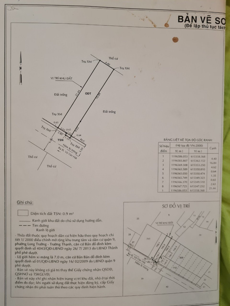 Cần bán Đất đường Võ Văn Hát, Phường Long Trường, Diện tích 93m², Giá Thương lượng