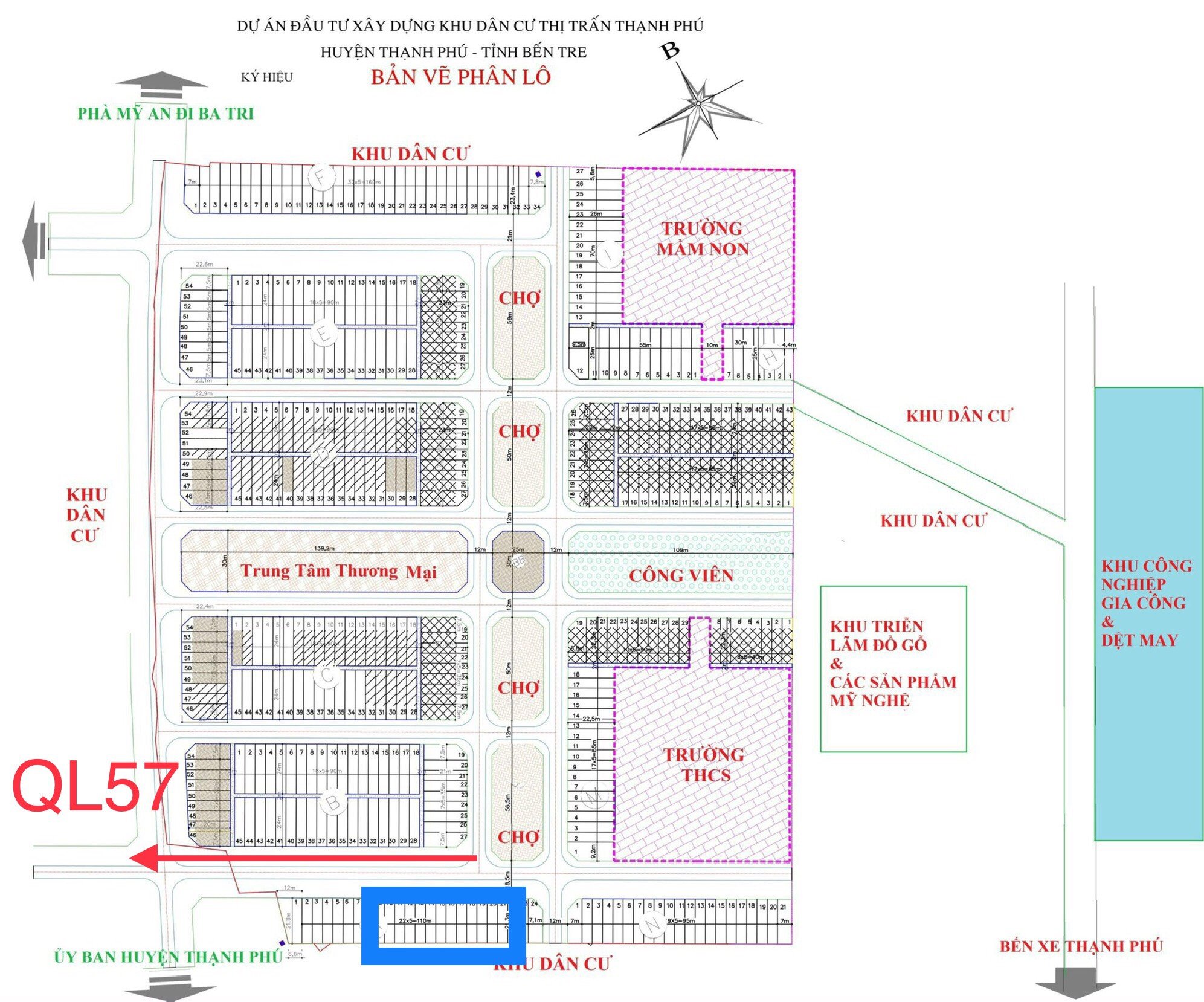 SIÊU PHẨM BLOCK A - ĐẤT MẶT TIỀN CHỢ THẠNH PHÚ CENTER LỘ DIỆN 3