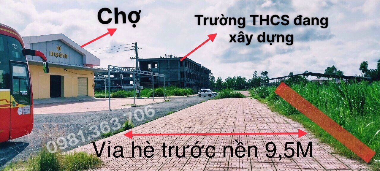 Chính chủ kẹt tiền gửi bán nhanh nền 106,5m2 Đường 25M ngay khu chợ mới huyện Thạnh Phú