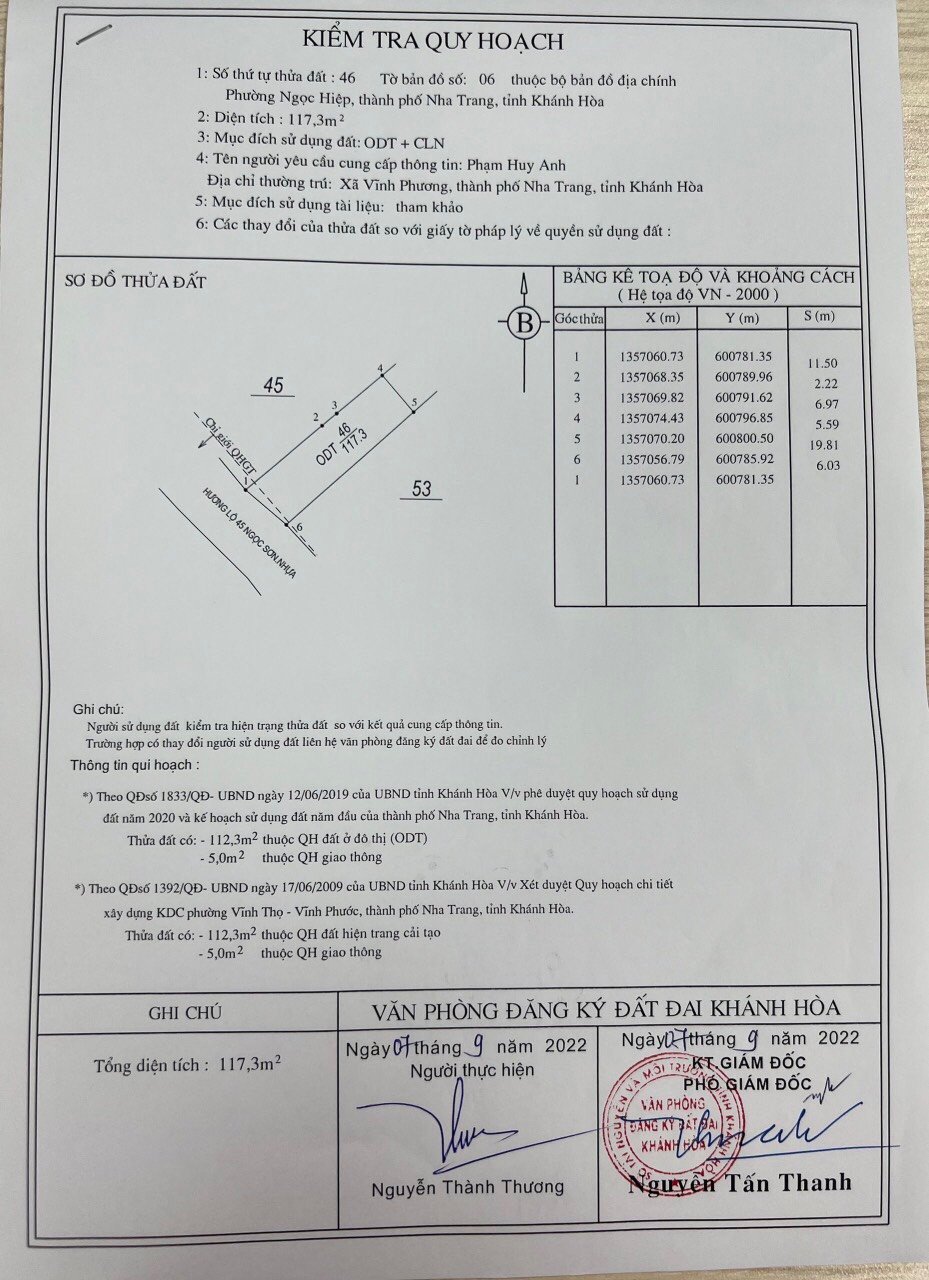 Cần bán Nhà mặt tiền đường Ngô Đến, Phường Ngọc Hiệp, Diện tích 117m², Giá 3.650.000.000 Tỷ 3