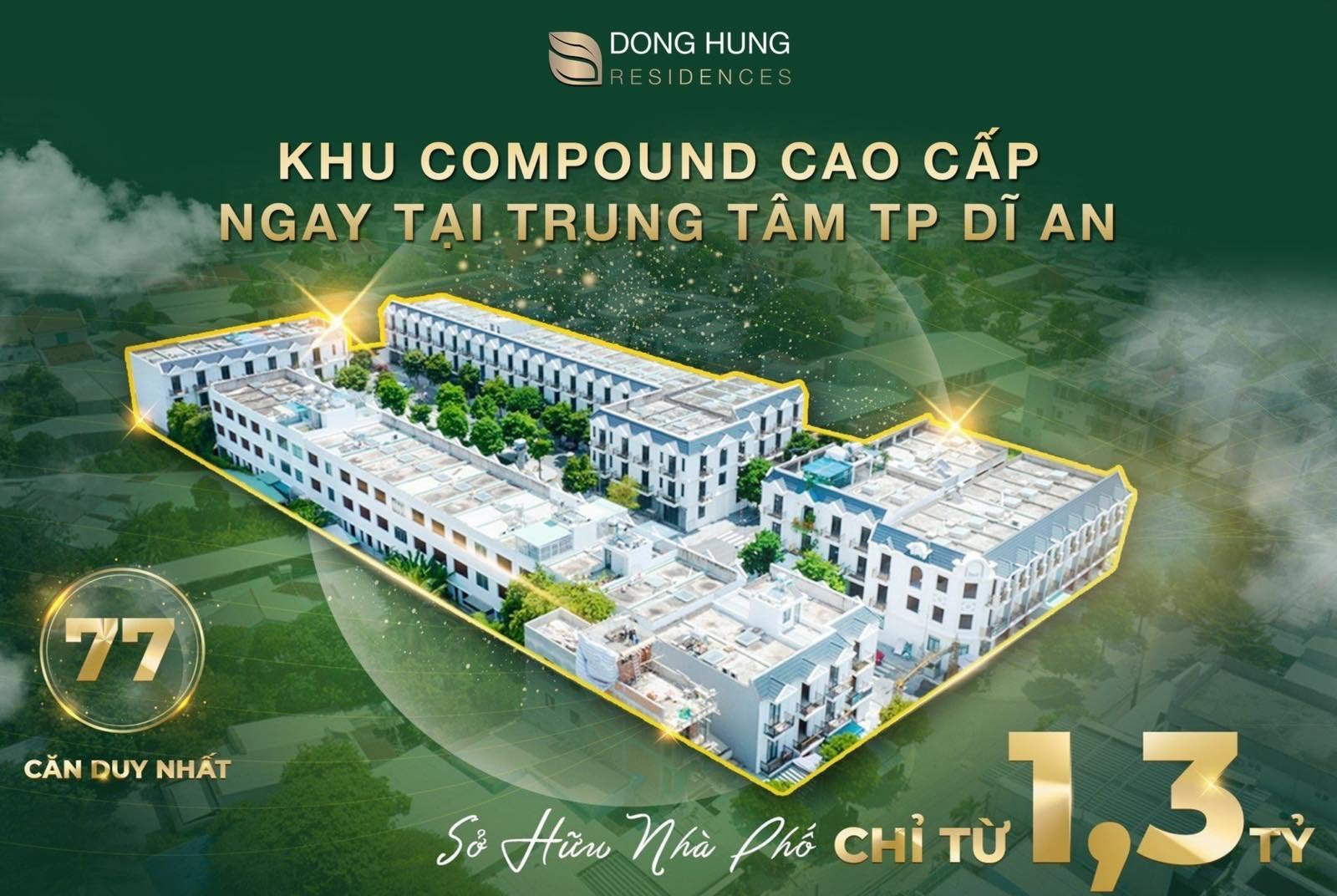 Chỉ 1.3 tỷ sở hữu ngay căn nhà phố tại Phường Tân Đông Hiệp Dĩ An Bình Dương 2