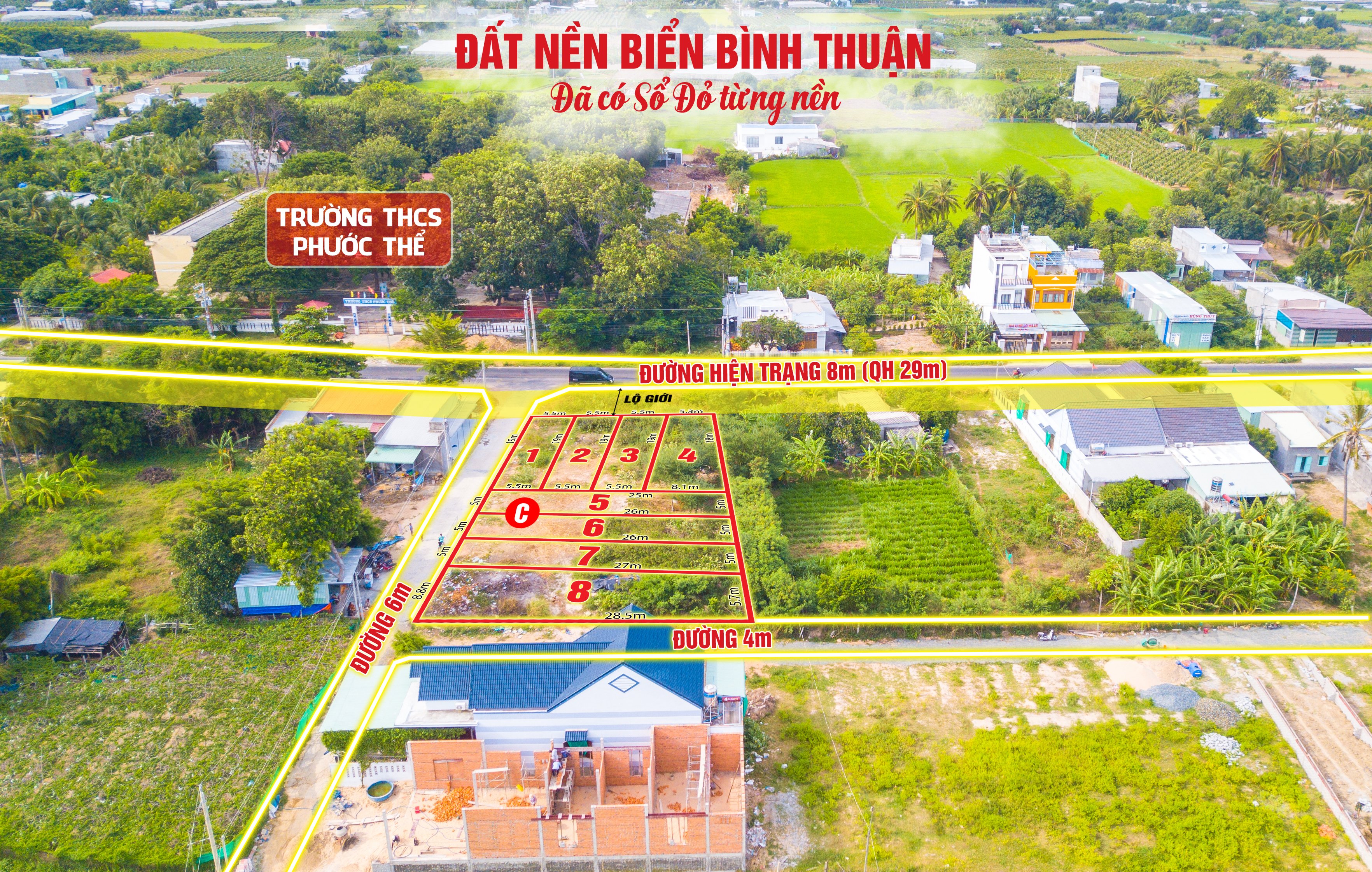Cần bán Đất đường Quốc lộ 1A, Xã Phước Thể, Diện tích 119.24m², Giá 6,7 Triệu 7