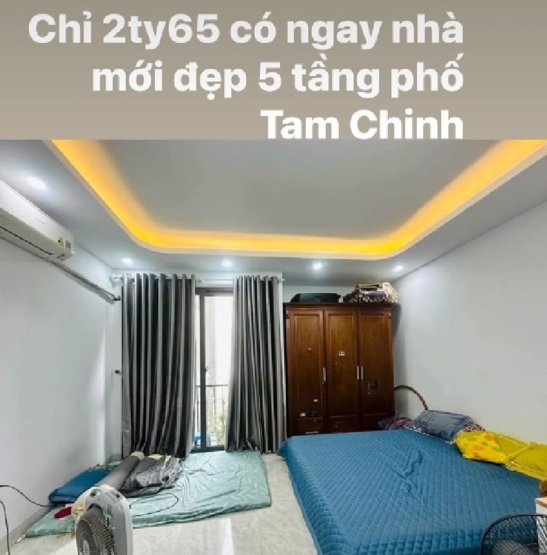 NHÀ ĐẸP TAM TRINH- HOÀNG MAI - 27M2 - 5 TẦNG - MẶT TIỀN 4.5M - GIÁ 2.65 TỶ ( THƯƠNG LƯỢNG )