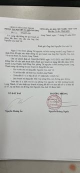 Bán đất Bình Sơn Long Thành đường cầu mên 1000m2 giá 8,7 ty 3
