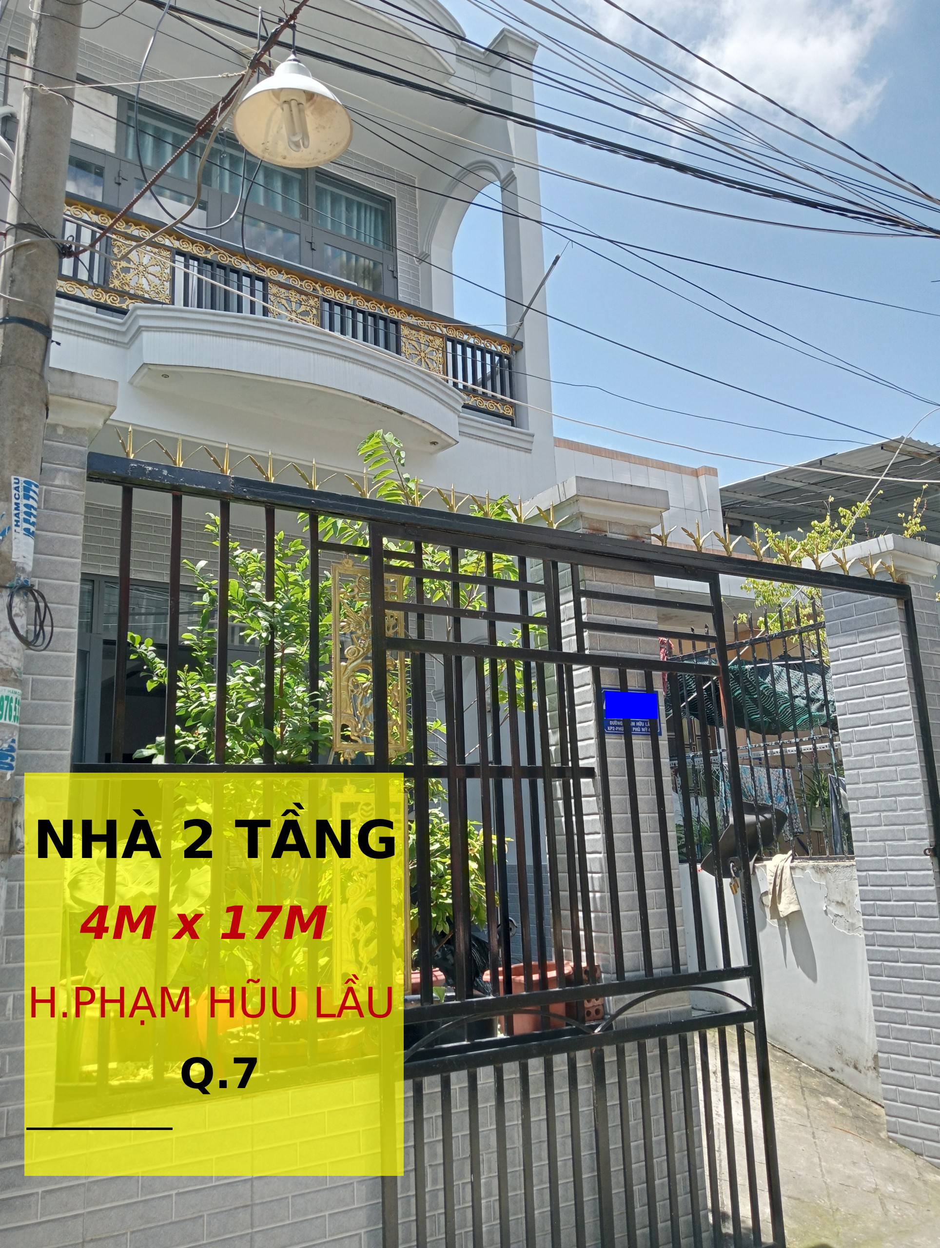 Nhà đẹp ở ngay –sổ hồng 66m2 - cách mặt tiền đường 50m - Phạm Hữu Lầu Q.7