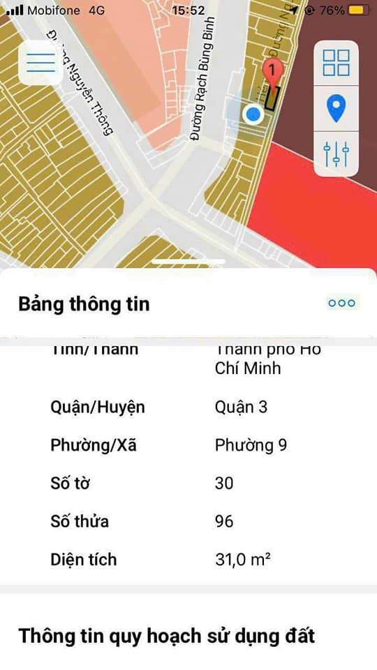 bán nhà Nguyễn Thông , phường 9 , quận 3, dt 3,2 x 9 3