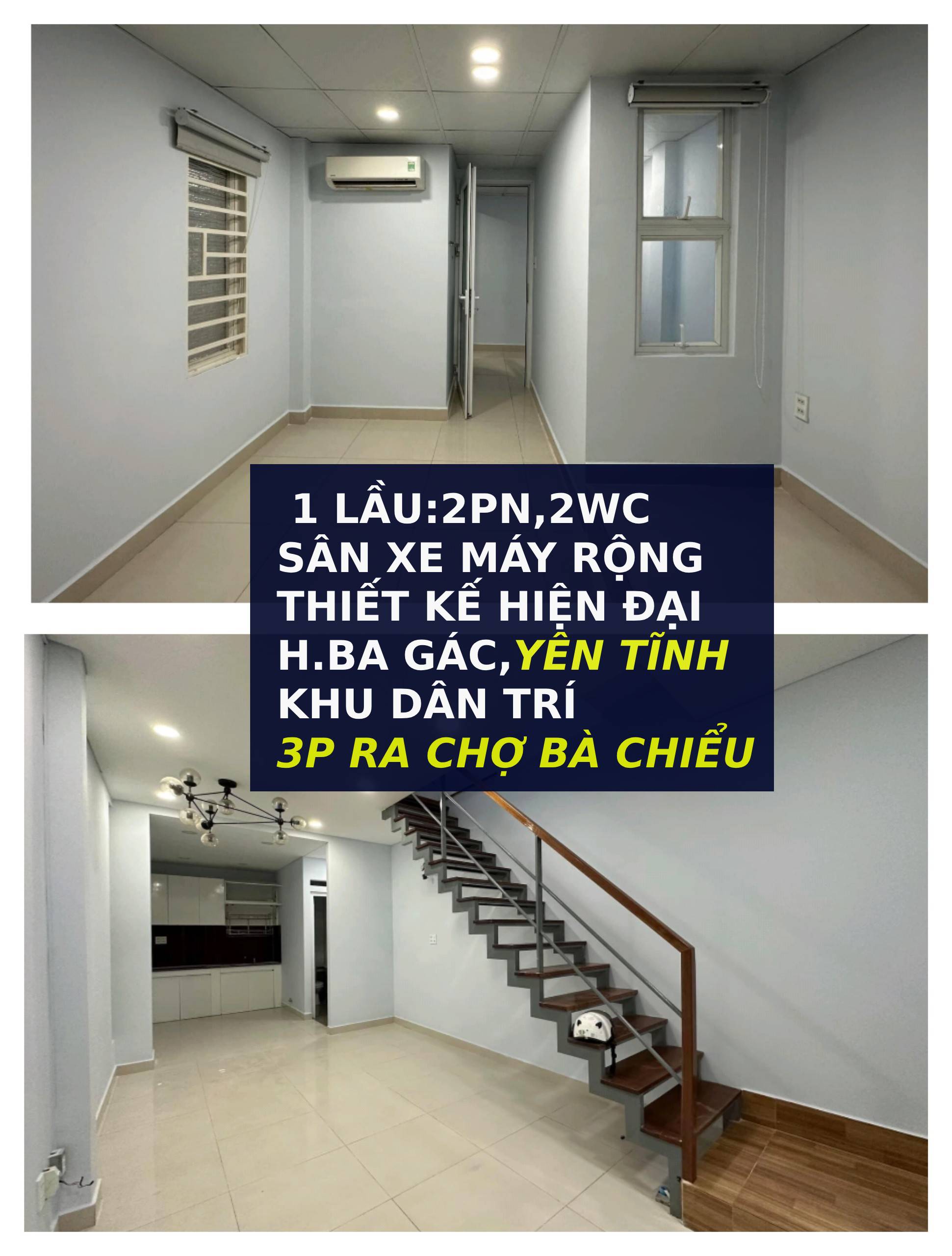 Nhà riêng 2 Tầng Sổ Hồng 36m2 Nở hậu tài lộc gần Chợ Bà Chiểu Bình Thạnh 2