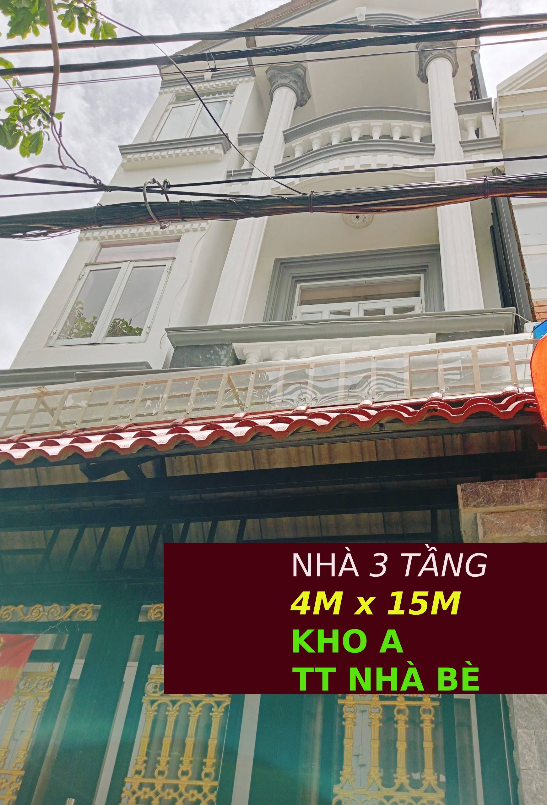 Nhà mới đẹp - Hoàn công chuẩn 59m2 – Hẻm thông – Ngay cầu Phú Xuân Nhà Bè 1