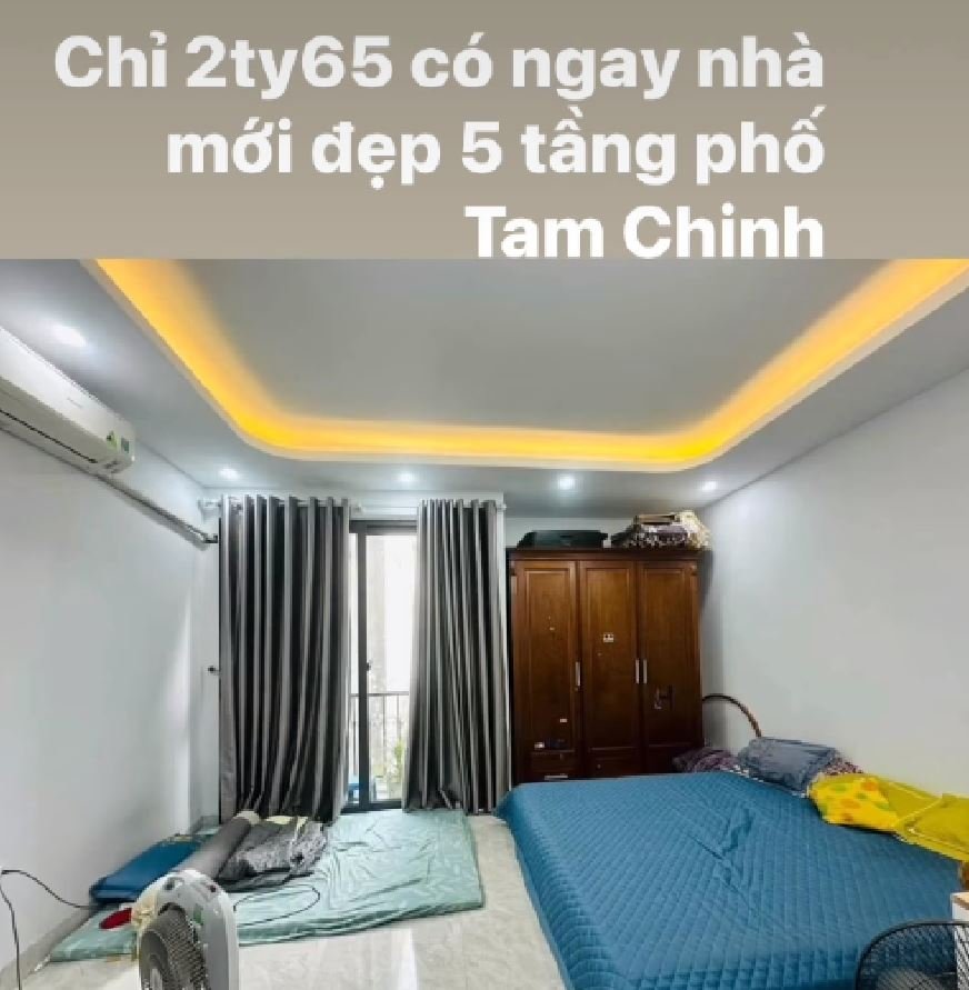 NHÀ ĐẸP TAM TRINH- HOÀNG MAI - 27M2 - 5 TẦNG - MẶT TIỀN 4.5M - GIÁ 2.65 TỶ ( THƯƠNG LƯỢNG ) 5