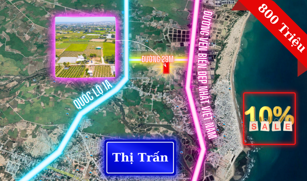 Chỉ 740 triệu - Sở hữu ngay đất ven Biển Bình Thuận - Full Thổ cư - Sổ đỏ. 1