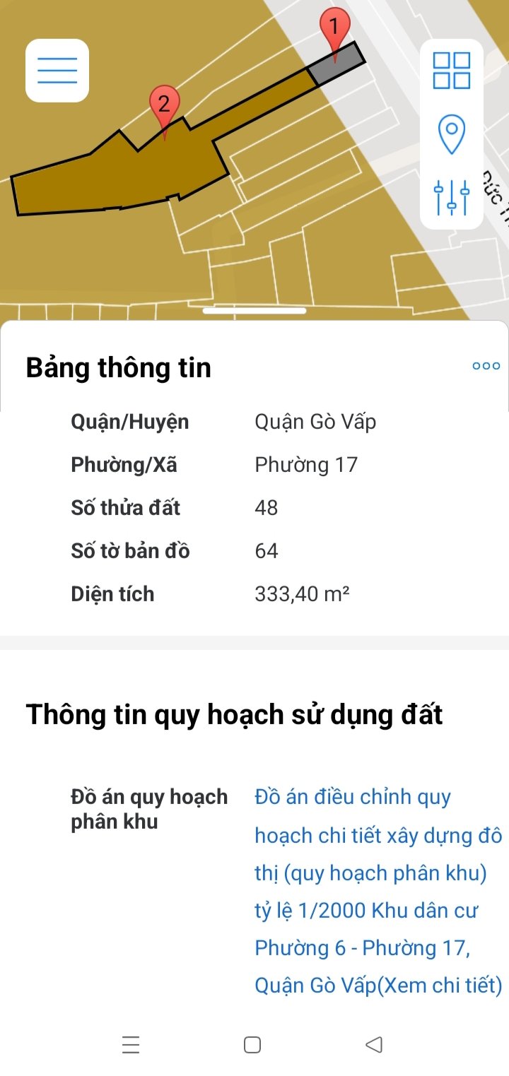 Đất thổ cư Sổ Hồng 333m2 Lê Đức Thọ Gò Vấp 3