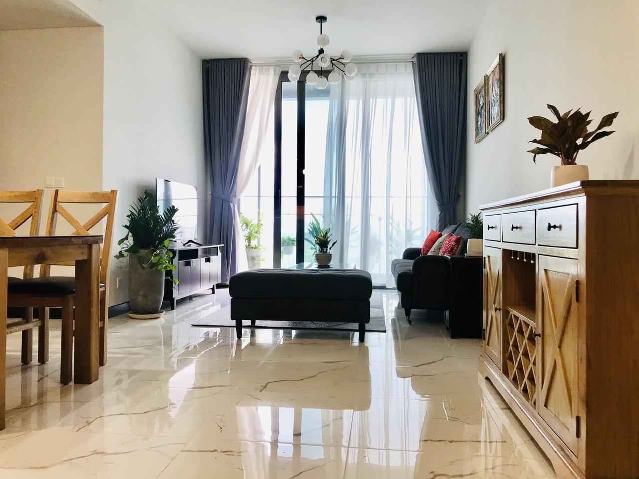 Empire city for rent, 1400$ 92m2 full furnished apartment 1
