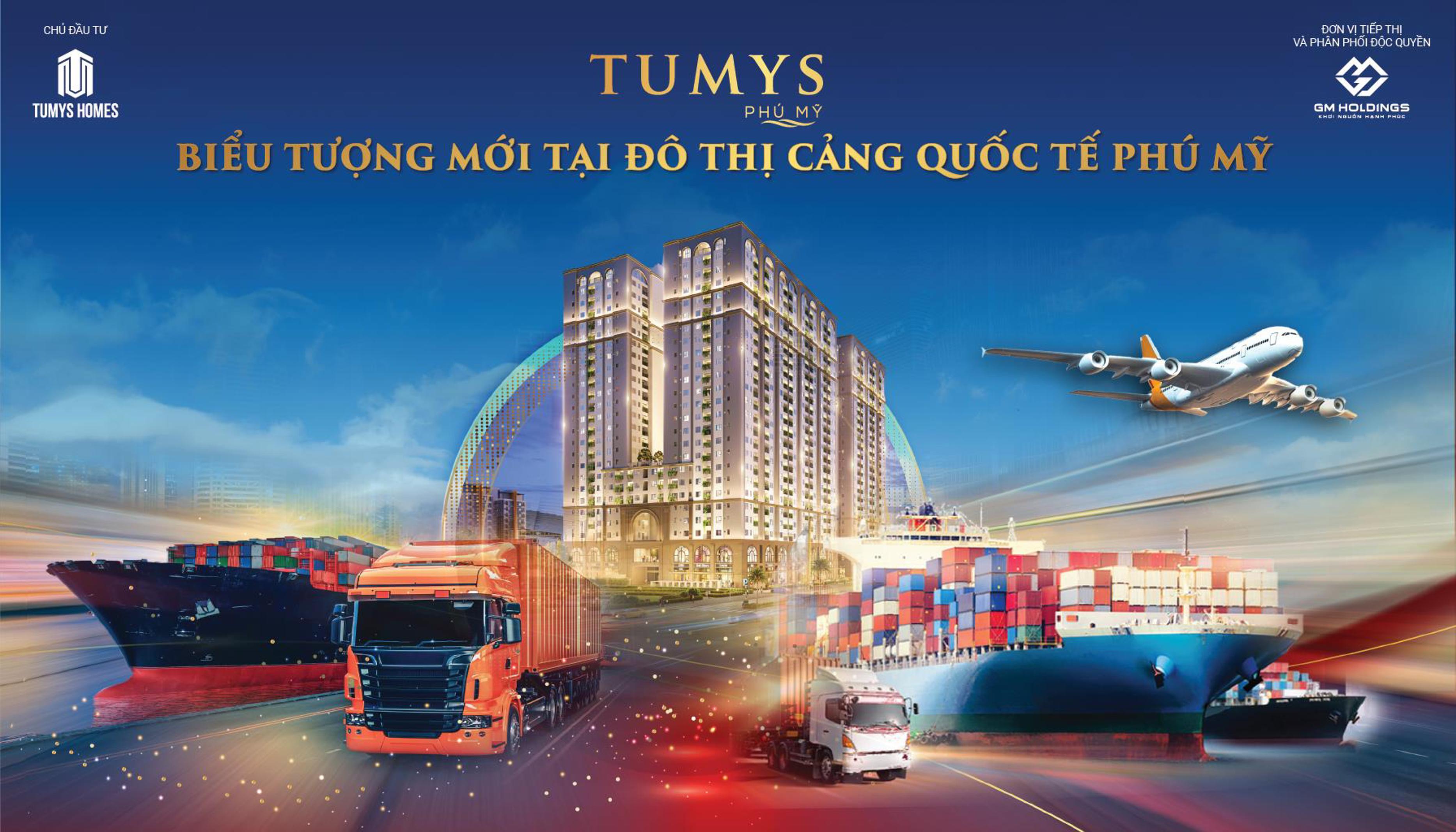 Chính thức nhận booking dự án căn hộ cao cấp Tumys Phú Mỹ chỉ 30tr/căn