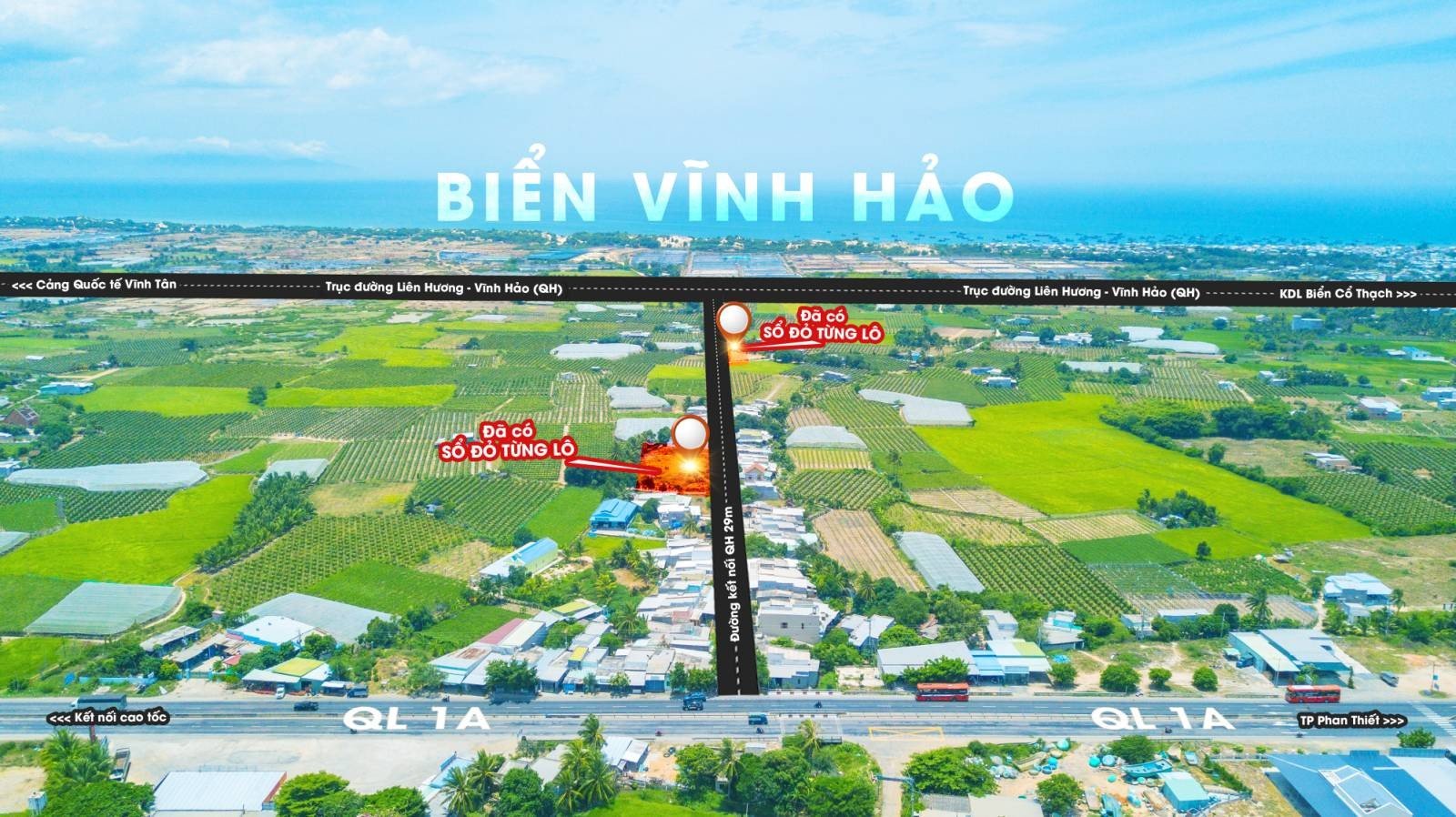 GẤP GẤP còn duy nhất 1 lô đất ở mặt tiền đường nhựa 29m cách biển 1km Tuy Phong- Bình Thuận 1