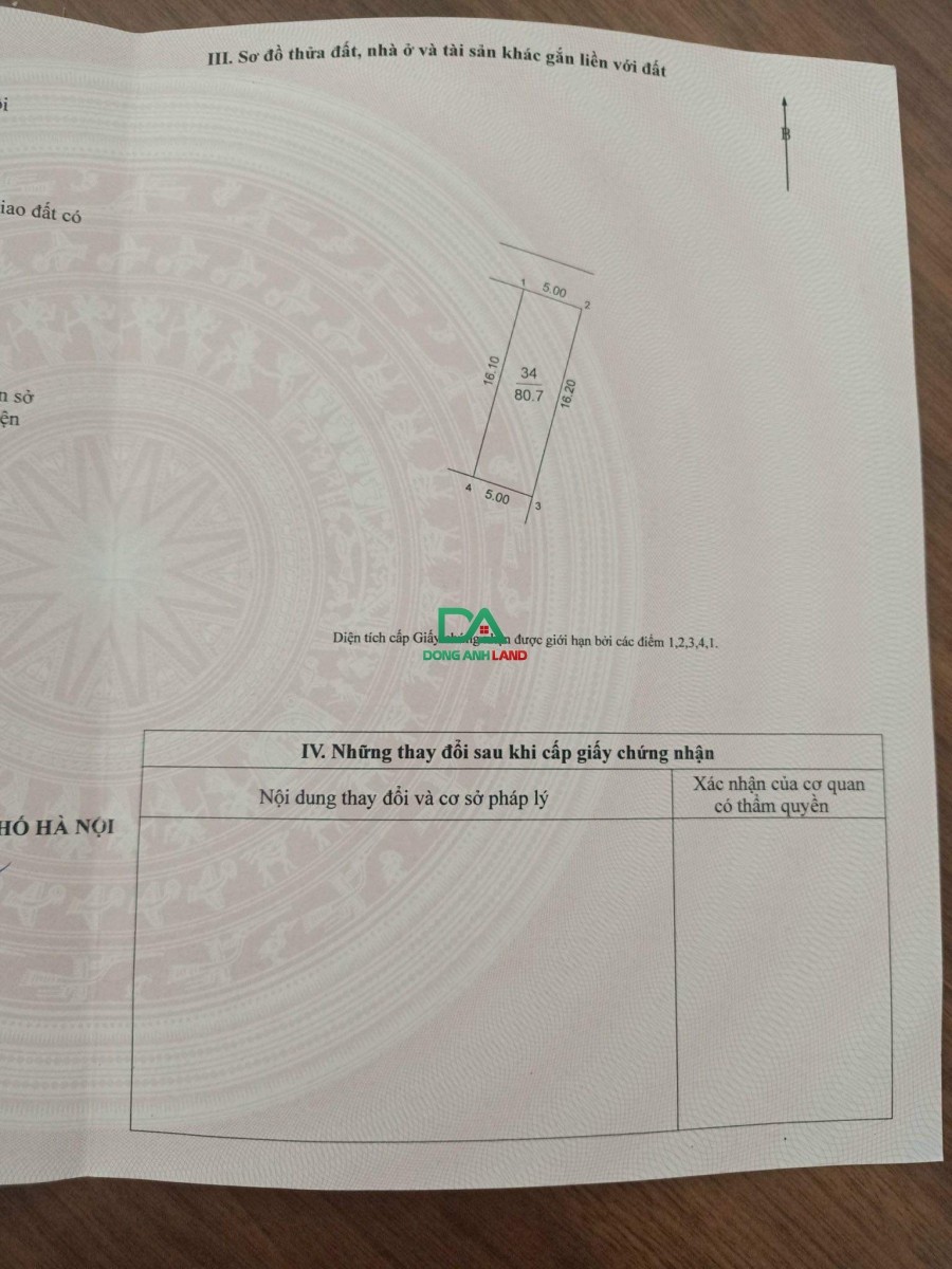 Bán gấp căn nhà 3 tầng tại Nam Hồng Đông Anh 2