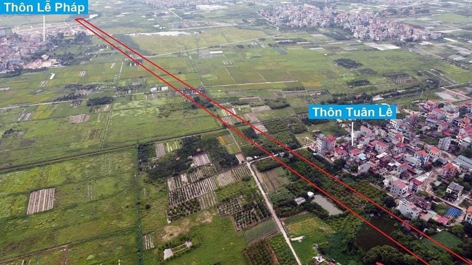 Đất đấu giá Tây Bắc Lễ Pháp Tiên Dương Đông Anh gần công viên Kim Quy 4