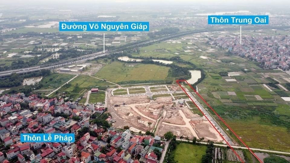 Đất đấu giá Tây Bắc Lễ Pháp Tiên Dương Đông Anh gần công viên Kim Quy 7