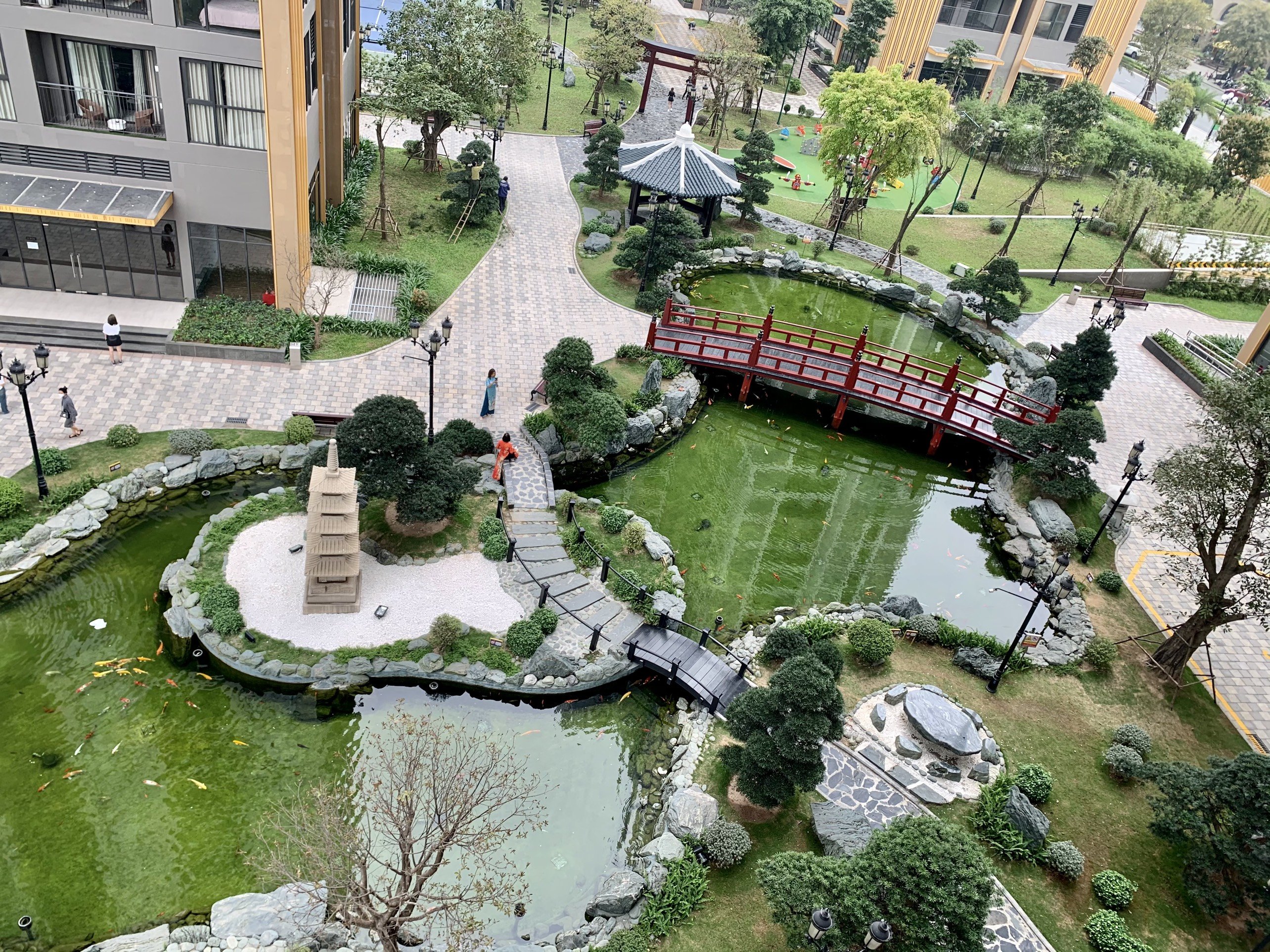 Bán rẻ căn góc 81.1 m2, 2PN+1 (2WC) The Zen Park, Vinhomes Ocean Park, view hồ cá koi, chỉ 3.18 tỷ 4