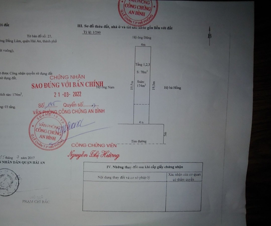 Bán nhà khu phân lô Tô Vũ - 193 Văn Cao, 80m 3 tầng GIÁ 5.05 tỉ 2