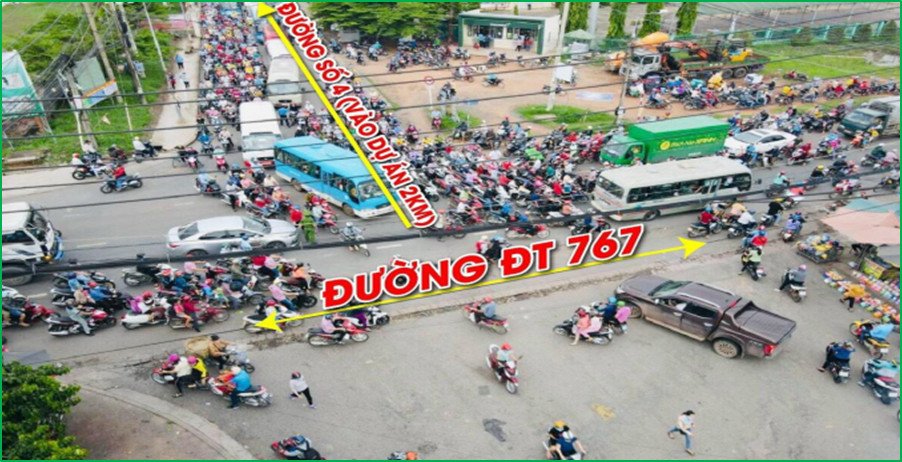 Cần bán Đất đường ĐT 767, Ngay Chợ Sông Mây. Diện tích 100m², Giá 372 Triệu 4