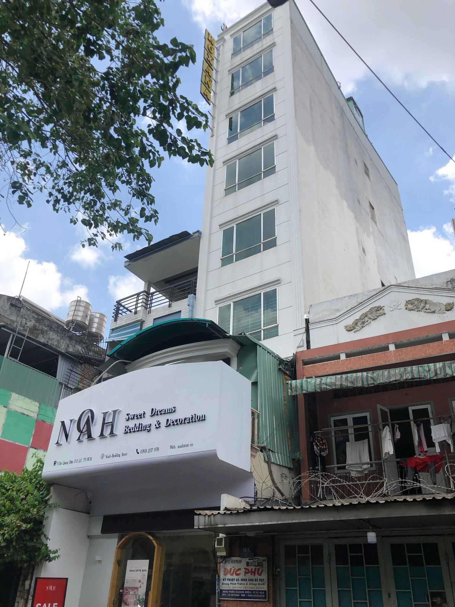 Bán nhà 9 Trần Quang Diệu 7 tầng, P13, Quận 3  35ty