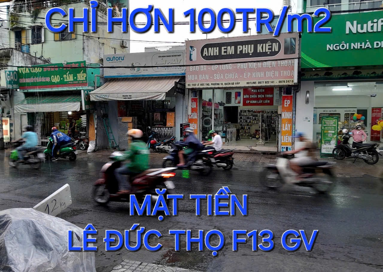 100tr/m2 Mặt Tiền Lê Đức Thọ Gò Vấp TP.HCM 95m2 có 10,5 tỷ 2