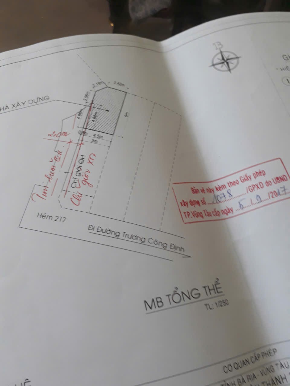 Cần bán Nhà ở, nhà cấp 4, nhà hẻm đường Trương Công Định, Phường 3, Diện tích 43.7m², Giá 4 Tỷ 2