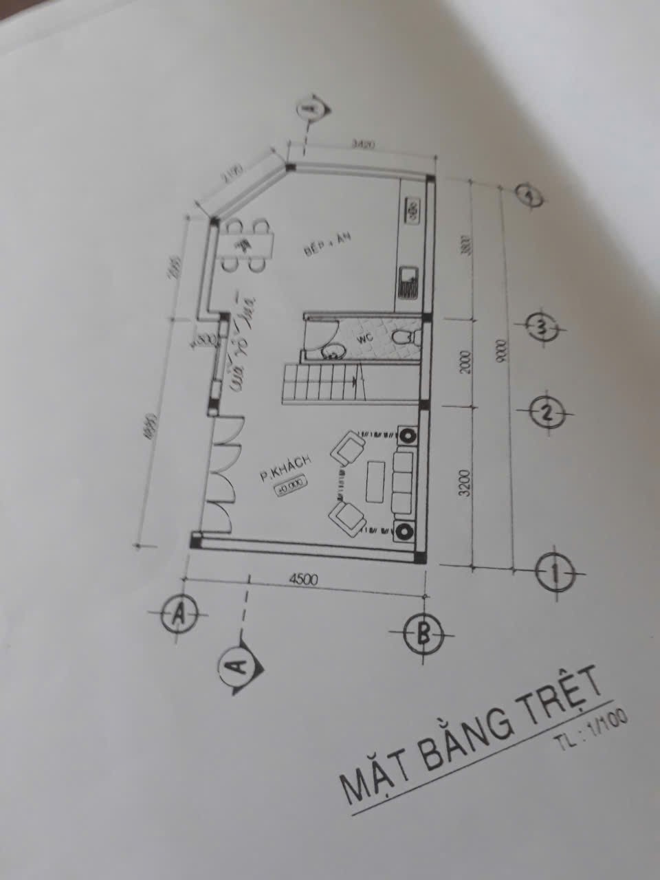 Cần bán Nhà ở, nhà cấp 4, nhà hẻm đường Trương Công Định, Phường 3, Diện tích 43.7m², Giá 4 Tỷ 3