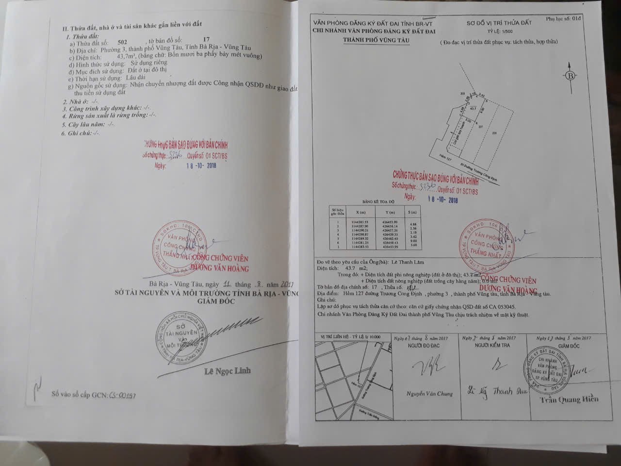 Cần bán Nhà ở, nhà cấp 4, nhà hẻm đường Trương Công Định, Phường 3, Diện tích 43.7m², Giá 4 Tỷ 8