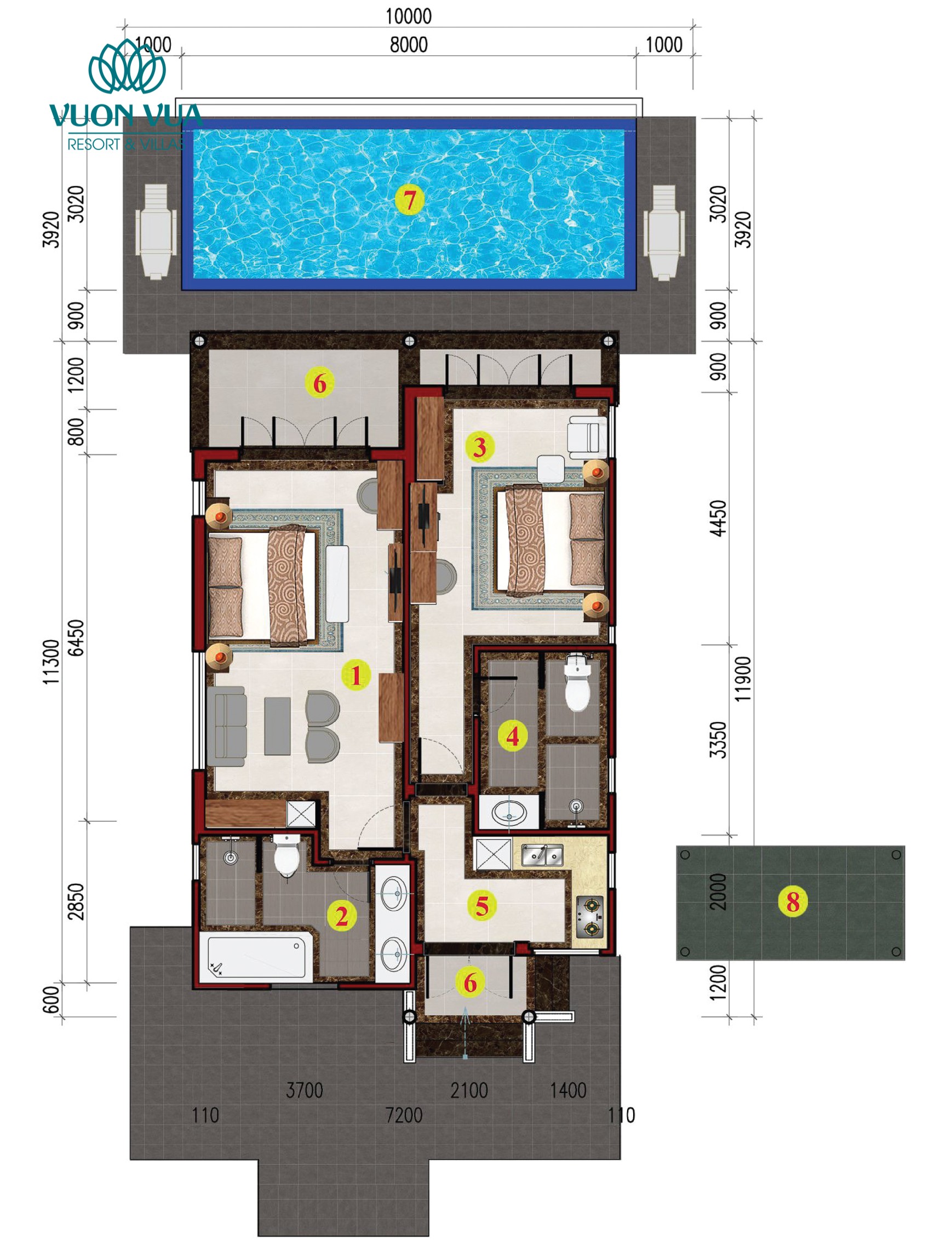 Cần bán Biệt thự dự án Vườn Vua Resort & Villas, Diện tích 295.5m², Giá 7.85 Tỷ 1