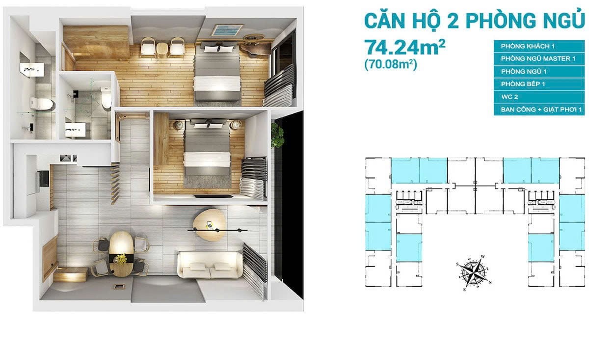 Cần bán Căn hộ chung cư dự án Lavida Plus, Diện tích 36.9m², Giá 52 Triệu