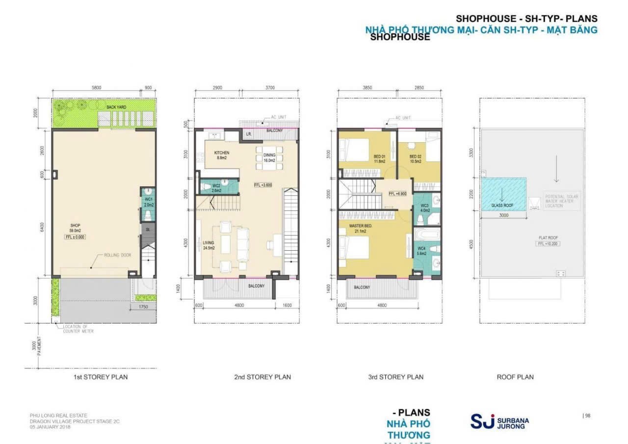 Cần bán Nhà mặt tiền Phường Phú Hữu, Quận 9, Diện tích 105m², Giá 6.9 Tỷ 1