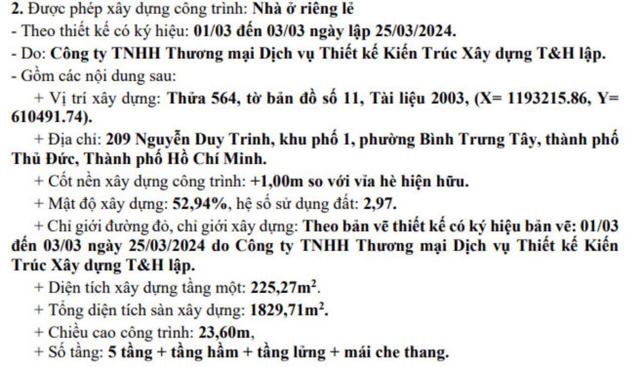 Cho thuê Đất Phường Bình Trưng Tây, Quận 2, Diện tích 461m², Giá 180 Triệu/tháng 1