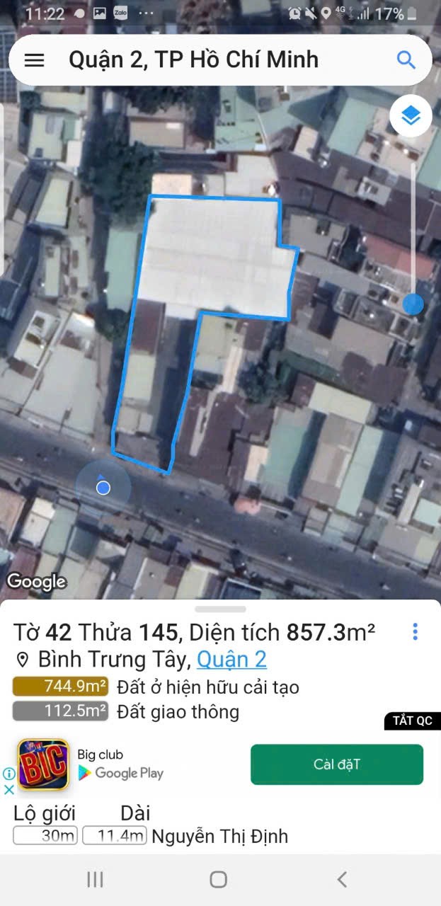 Cần bán Đất Phường Bình Trưng Tây, Quận 2, Diện tích 729m², Giá 87.5 Tỷ 5