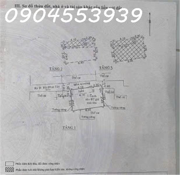 Nhà 3 tầng hẻm 304 Bùi Đình Túy – F 12 – Bình Thạnh 4