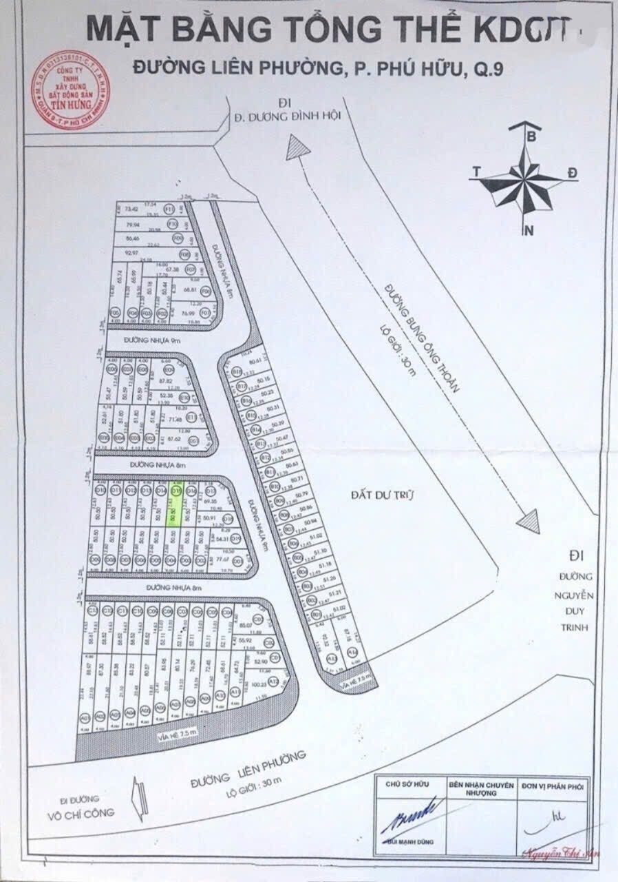 Cần bán Đất Phường Long Trường, Quận 9, Diện tích 51m², Giá Thương lượng 2