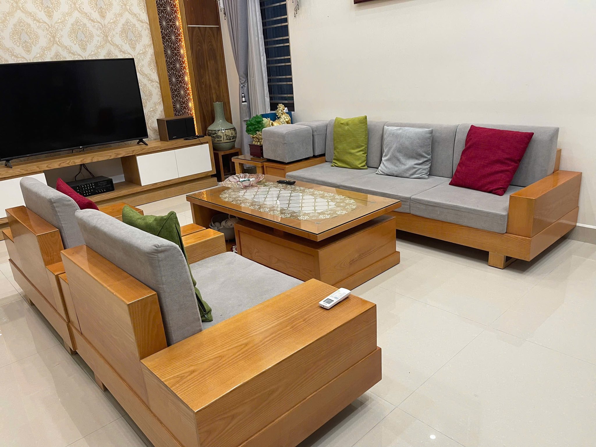 Cần cho thuê căn nhà mặt phố khu Đông Nam Cường, TP HD, 67.5m2, 4 tầng, 4 ngủ, full đồ