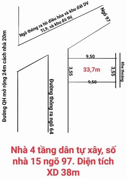 CHÍNH CHỦ BÁN NHÀ 4 TẦNG – TRUNG TÂM ĐÔNG DÂN CƯ _ LAI XÁ _ HOÀI ĐỨC _ HÀ NỘI GIÁ 5.5 TỶ