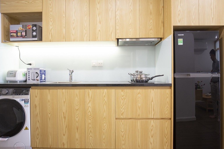 Cho thuê căn hộ 1PN rộng 55m2 tại Phan Kế Bính, Ba Đình, đầy đủ nội thất đẹp, hiện đại 4