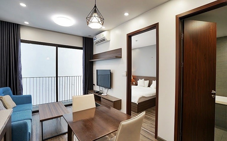 Cho thuê căn hộ 1PN rộng 45m2 tại đường Tây Hồ, quận Tây Hồ, đầy đủ nội thất đẹp, hiện đại 2