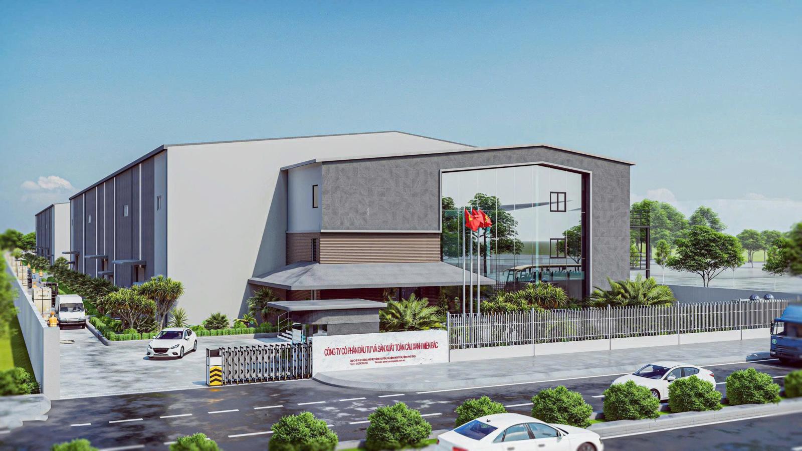Cho thuê Kho - Nhà xưởng Thị trấn Hương Canh, Bình Xuyên, Diện tích 5300m², Giá Thương lượng 2