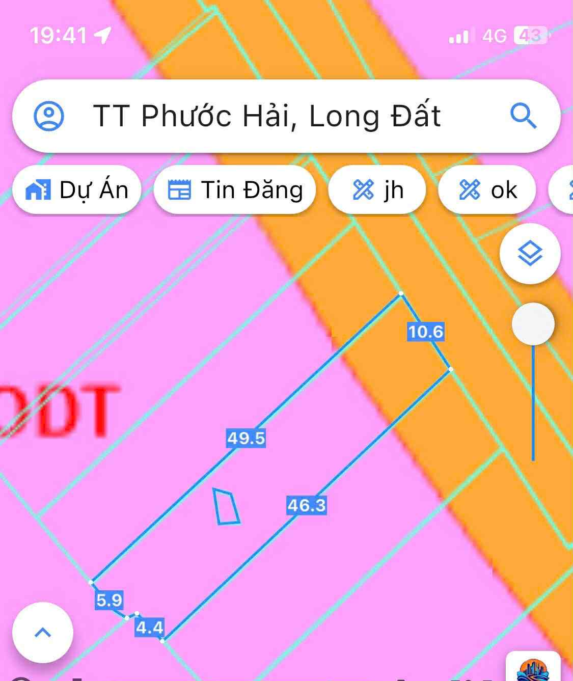 Cần bán Đất đường Tỉnh lộ 44, Thị trấn Phước Hải, Diện tích 491m², Giá 1.5 Tỷ 4