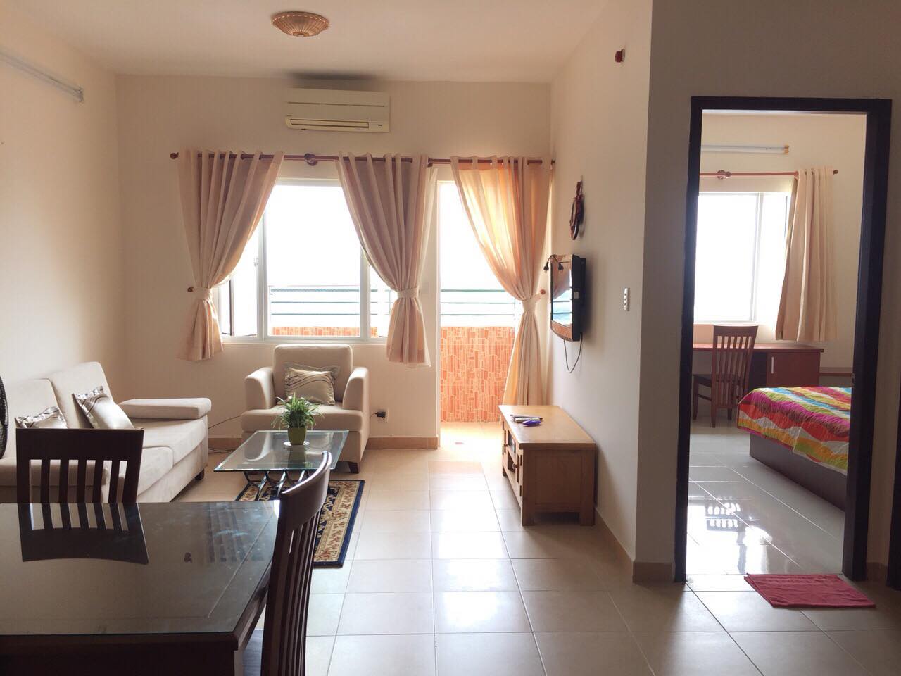 Cho thuê Căn Hộ Khánh Hội 1 Quận 4, Dt : 74 m2, 2PN, Giá : 10.5 tr/th,