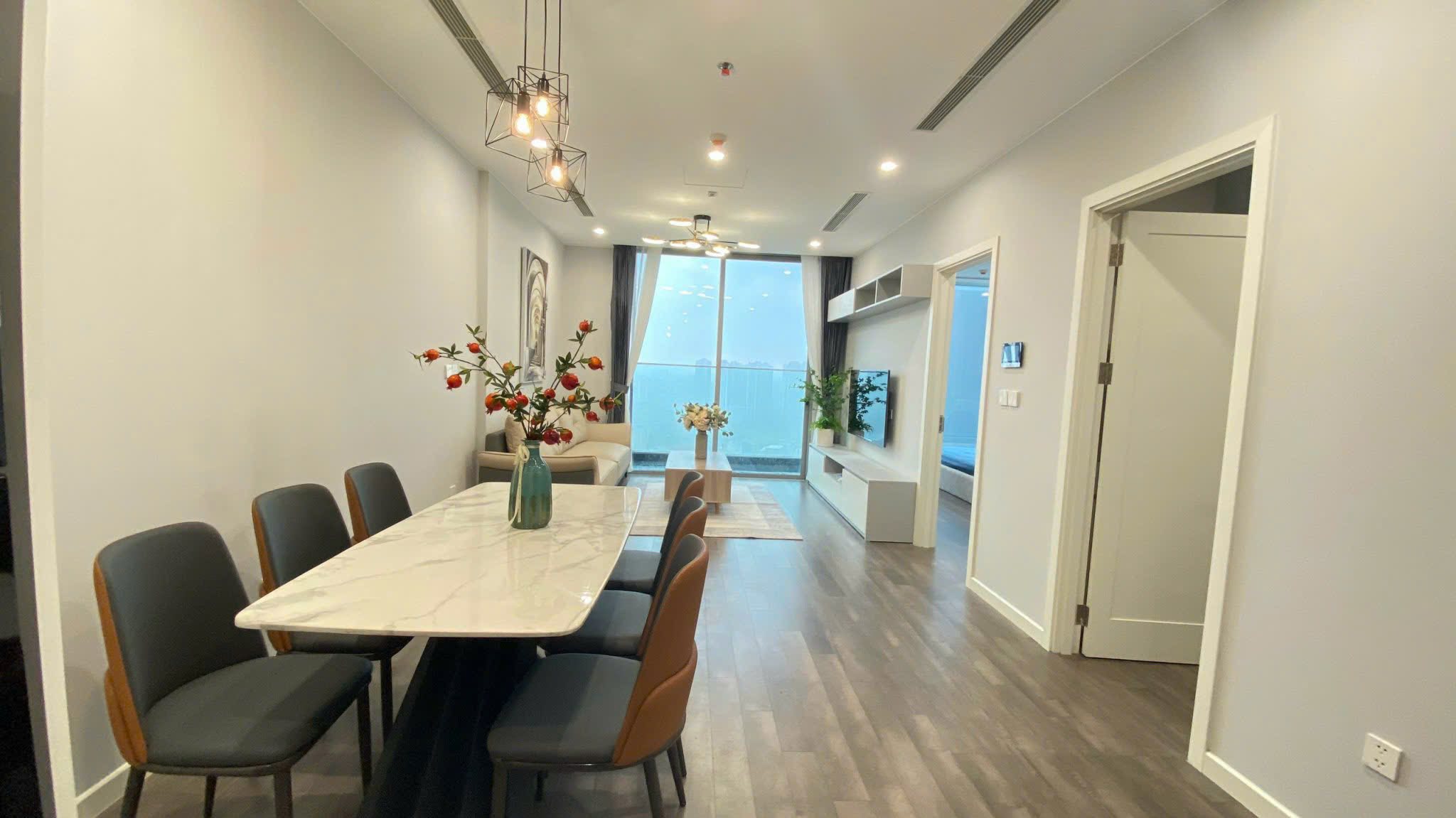 Thuê căn hộ 2 phòng ngủ- Sunshine Center, Mỹ ĐÌnh. Nội thất full đầy đủ. 2