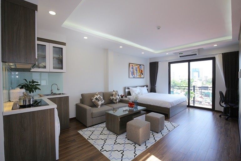 Cho thuê Căn hộ chung cư đường Đào Tấn, Phường Cống Vị, Diện tích 50m², Giá 16.9 Triệu/tháng