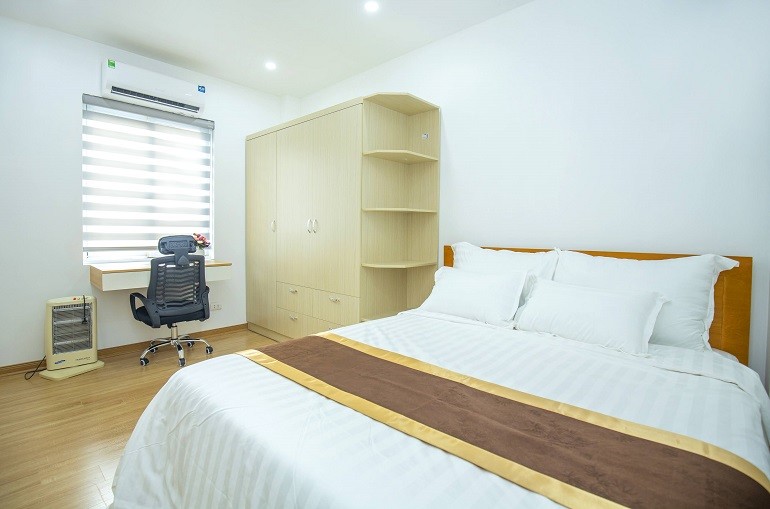 Cho thuê căn hộ 1PN rộng 60m2 tại Linh Lang, Ba Đình, đầy đủ nội thất đẹp, hiện đại 4