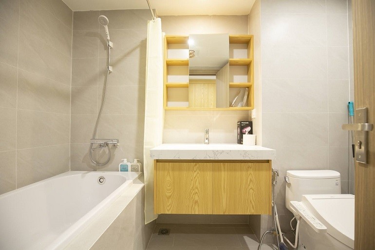 Cho thuê căn hộ 1PN rộng 55m2 tại Phan Kế Bính, Ba Đình, đầy đủ nội thất đẹp, hiện đại 7