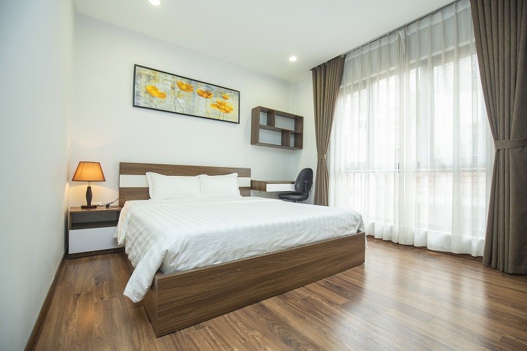 Cho thuê căn hộ 1PN rộng 55m2 tại Đào Tấn, Ba Đình, đầy đủ nội thất đẹp, hiện đại 5